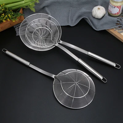 £9.42 • Buy Spider Stainless Steel Strainer Stainless Steel Skimmer Ladle Kitchen Wire Colan