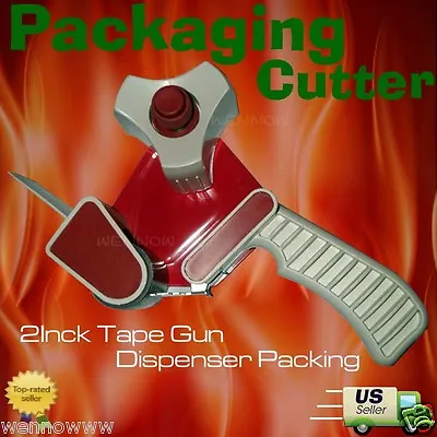 2 Inch Tape Gun Dispenser Packing Packaging Cutter New • $15.98