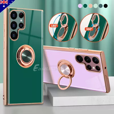 Cute Shockproof Case Silicone Ring Cover For Samsung S23 S10 S20 S22 S21FE Ultra • $8.95