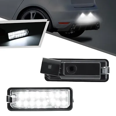 For VW Golf MK4 MK5 MK6 MK7 Passat B7 Eos Canbus LED License Number Plate Light. • $12.79