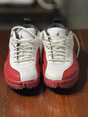 Size 11.5 - Air Jordan 12 Golf Low Cherry • $130