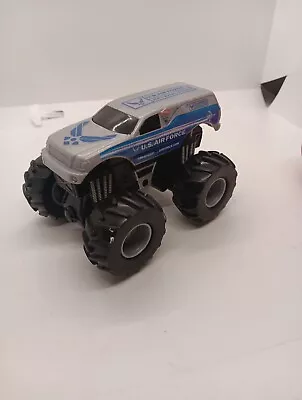 U.s. Airforce Afterburner Military Monster Jam Rev Tredz Truck Hot Wheels 2009 • $7