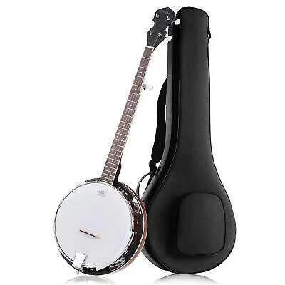 5-String Left Handed Banjo 24 Bracket With Closed Solid Back & Geared 5th Tuner • $154.99