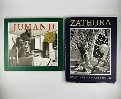 Jumanji  /  Zathura By Chris Van Allsburg • Hardcover • SIGNED Copies • $129.99