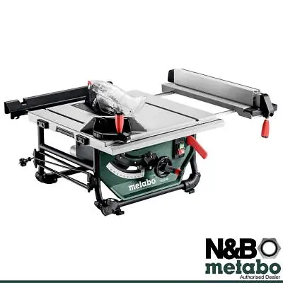 Metabo TS 254 M 240v 254mm Table Saw Cutting Sawing Quick Stop Motor Brake 1500W • £343.06