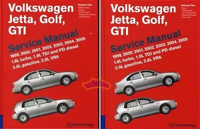 Shop Manual Service Repair Jetta Golf Gti Volkswagen Bentley Vw Robert Book • $159.95