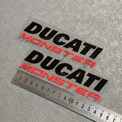 Motorcycle Fuel Tank Emblem Decals Car Track Badge Stickers For DUCATI MONSTER • $9.60