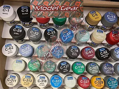 Mr Color Lacquer Paint C-Series Full Set 10ml Paint Pot Top Self Adhesive Labels • £10
