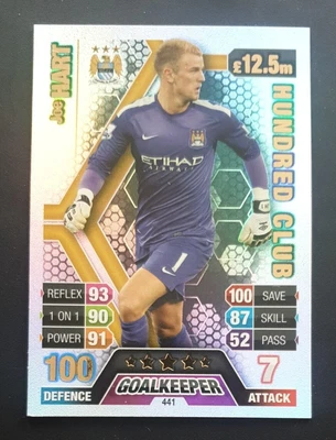 £1.49 • Buy Match Attax 13/14 Joe Hart Hundred Club Card 441 Manchester City 