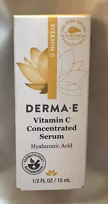 Derma-E Vitamin C Concentrated Serum 0.5 Floz New! Free Shipping! • $6.99