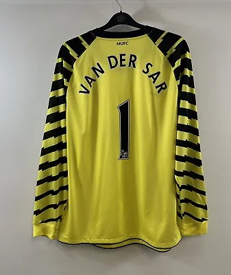 Manchester United Van Der Sar 1 GK Football Shirt 2010/11 Adults XXL Nike D430 • £119.99