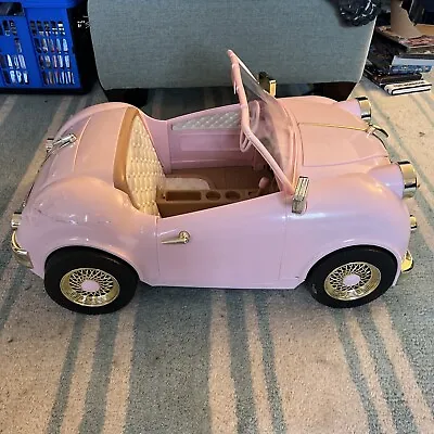 OG Our Generation Retro Car Pink Convertible For 18  Doll American Girl Lights • $69.99