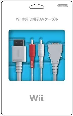 Wii Exclusive D-Terminal AV Cable Free Shipping With Tracking# New From Japan • $55.64