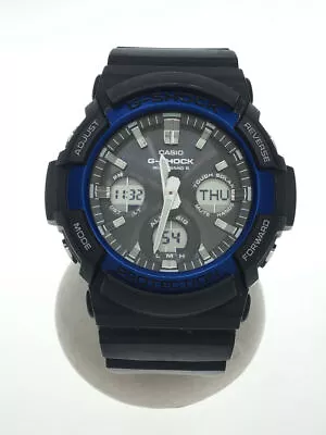 USED CASIO G-SHOCK GAW-100B-1A2JF Black Tough Solar Digital Analog Men's Watch • $214.02