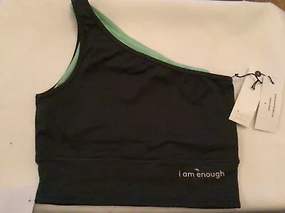 Sadie Frost Eliza I Am Enough Sports Bra Size Medium Bnwt Double Layer • £12.99