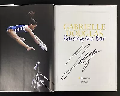 Gabrielle Gabby Douglas Signed Book Raising The Bar HCB Olympic Gold Auto TPG • $39.99