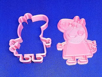 3D Printed Peppa Pig Shaped Cookie Cutter - Biscuit - Pastry - Fondant Cutter • £4.99