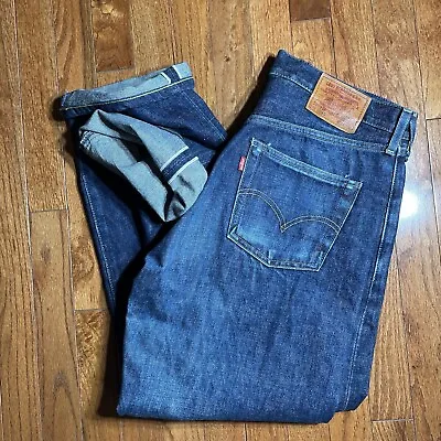 Vintage Levi’s 503B Big E Selvedge Denim Jeans Redline Japan Button Fly 32X29 • $225