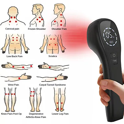 Cold Laser Therapy LLLT 808 Pain Relief Device Red Light Acupuncture FDA Cleared • $106.99