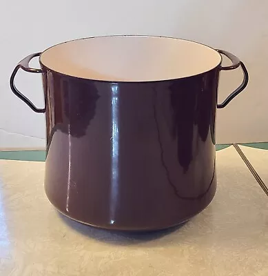 Vintage Dansk Designs IHQ Brown Enameled Pot. Without Lid. • $9.50