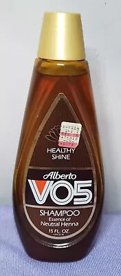 BRAND NEW Alberto VO5 Shampoo Healthy Shine W Henna 15 Oz. VINTAGE 1986 • $15