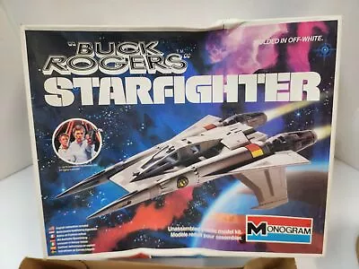 Monogram Buck Rogers Starfighter Unassemble Plastic Model Kit 1979 Open Box • $345