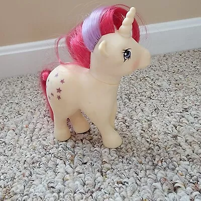 $11.99 • Buy Vintage 1983 My Little Pony MLP G1 Moondancer Unicorn Moon & Stars