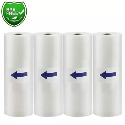 $25.95 • Buy 11 X50' Food Saver Vacuum Sealer Bags Rolls 4Mil Embossed FoodSaver Storage Bags