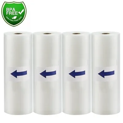 11 X50' Food Saver Vacuum Sealer Bags Rolls 4Mil Embossed FoodSaver Storage Bags • $139.93