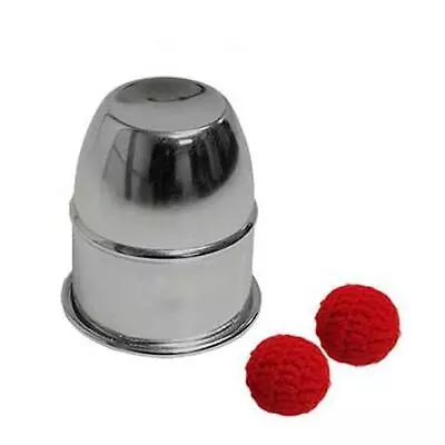 Chop Cup Magic Trick | Premium Magic | Aluminium | Balls Included • £15.72