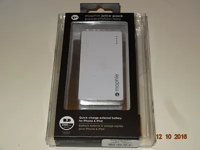 Mophie Juice Pack Powerstation 2500mAh External Battery - White • $20.95