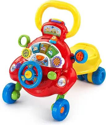 VTech Sit Stand And Ride 3-in-1 Baby Walker Interactive Toy Learn Walk & Ride • $66.99