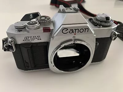 Canon AV-1 Classic All Auto Tested And Working SLR Camera Body **READ** • £34.99