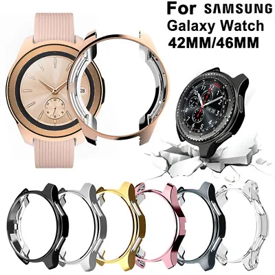 TPU Frame Bumper Case Cover Shell For Samsung Galaxy Watch 4 Classic 42mm 46mm • $8.99