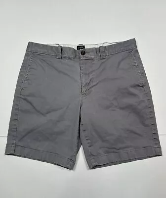 J Crew Gray Chino Shorts Liven In Look Mens Size 33 (Measure 32x8) • $12.88