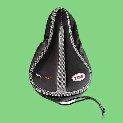 Bell Memory Foam Bike Seat Cushion Cover Black With Logo • $9.99