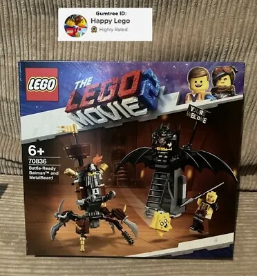 Retired LEGO 70836 Movie Battle-ready Batman And Metalbeard • $43.99