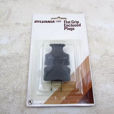 $7.95 • Buy QTY 2 Sylvania 2-Prong Electrical Plug Replacement Cord End, 15A-125V, USA MADE
