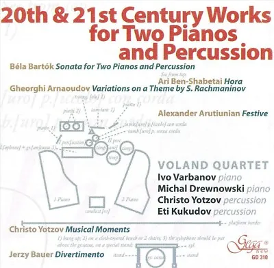Voland Quartet 20th & 21st Century Works For Two Pianos And Percussion New Cd • $16.79