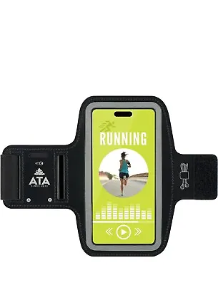 Sports Arm Band Mobile Phone Holder Bag Running Gym Armband Exercise All Phones • £3.20