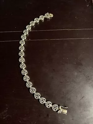 Vintage Marcasite Moon And Start Bracelet • $45