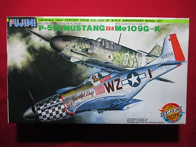 North American P-51D Mustang + Messerschmitt Me109/Bf109 Dog Fight WW2 Model Kit • $69.99