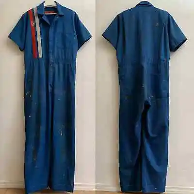 Vintage Red Kap Boiler Suit Racing Coveralls Mechanic Work Jumpsuit Overalls 44 • $48.41