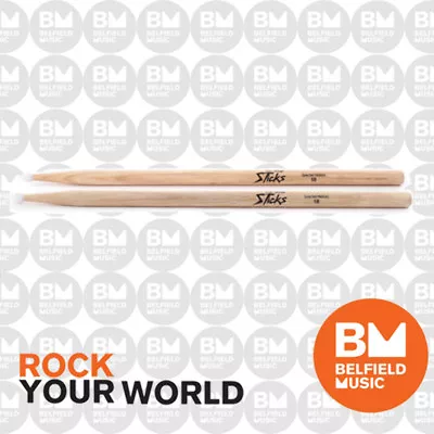 Onstage HN5B Drumsticks 5B Nylon Tip Hickory On-Stage Drum Stick On Stage • $6.99