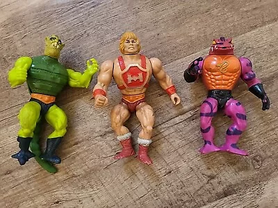  He-Man Tung Lasher 1984 MOTU Masters Of The Universe Figure Lot Mattel Vintage • $28.99