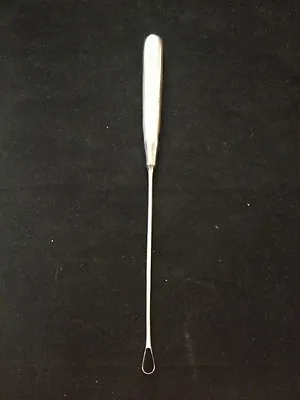 MILTEX Uterine Sims Curette Size 2 10.5  Long Stainless Germany Good Condition • $16.25