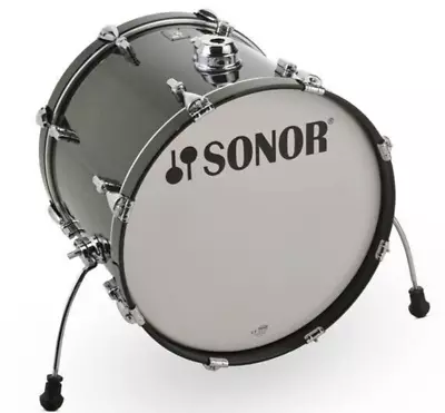 Sonor AQ2 Maple 20  Bass Drum Transparent Black Lacquer - IN STOCK !!! • $569