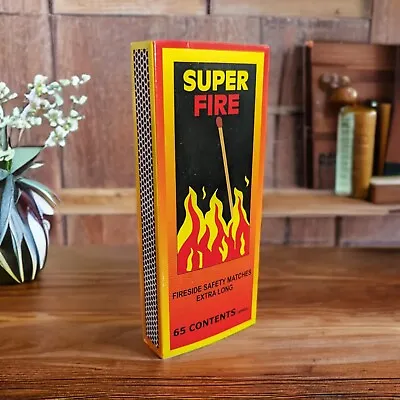 Quality Fireside Extra Long Safety Matches. 65 Matches Per Box. 2 To 12 Boxes 🔥 • £6.49