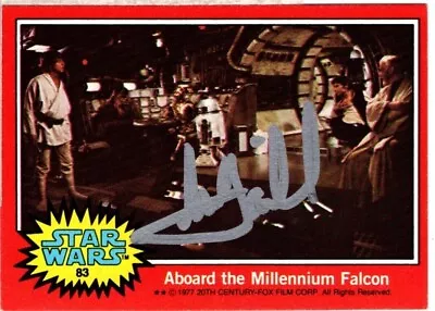 1977 Star Wars #83 Mark Hamill Autograph Official Pix  • $1000