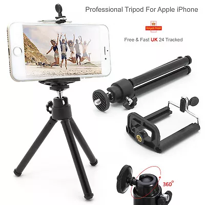 Universal Mini Tripod 360° Rotating Mobile Camera Stand Holder Fits IPhone • £2.99